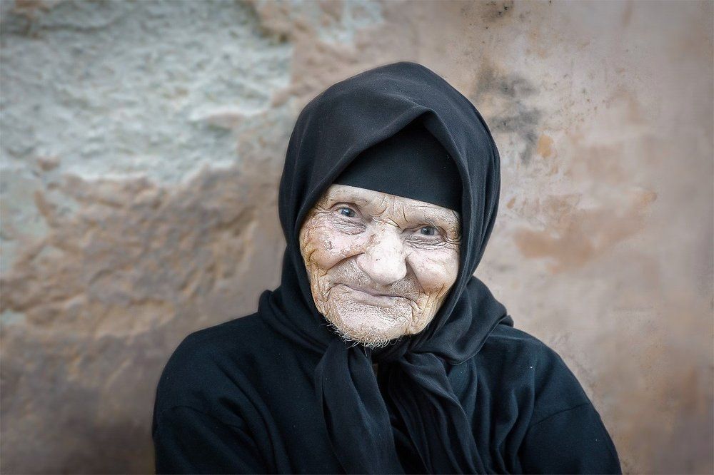 Греческие старцы. Старица. Greece old woman