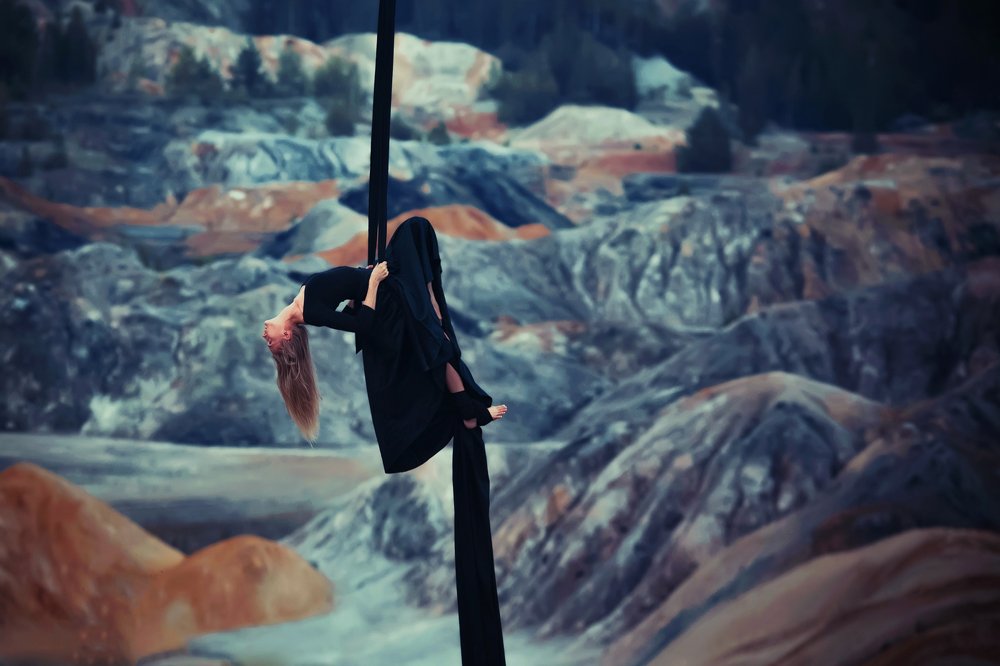 в невесомости