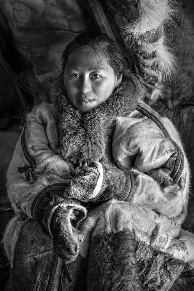 Ненка Ксения -портрет в чуме