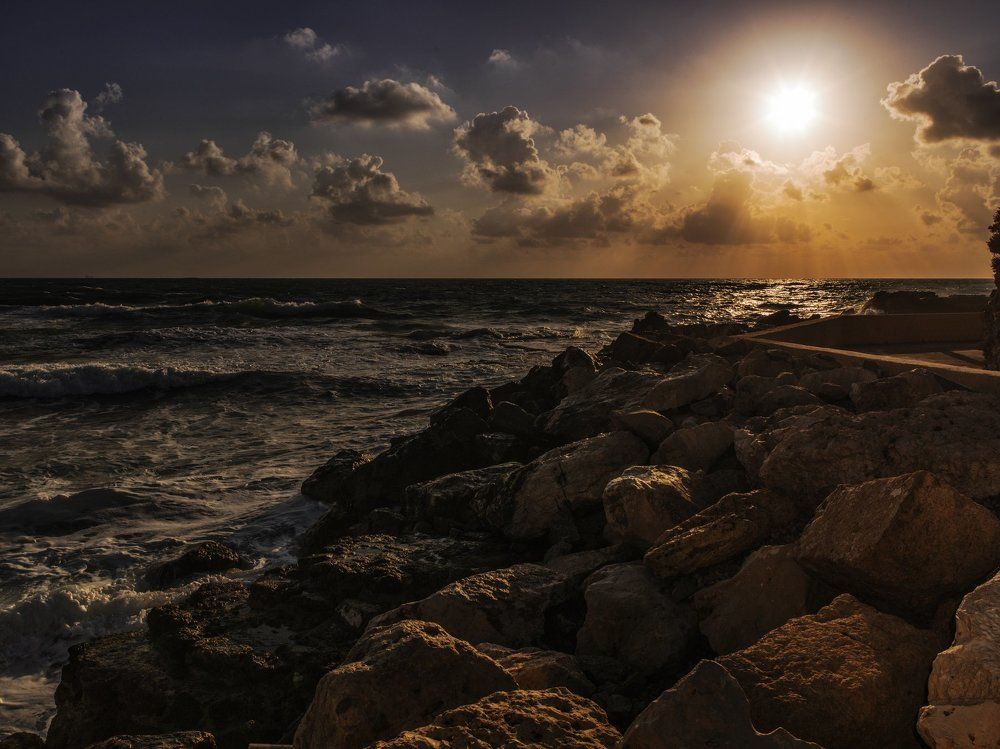 Caesarea shore
