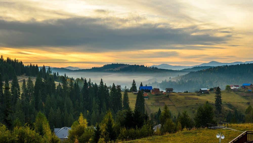 Рассвет в Буковеле