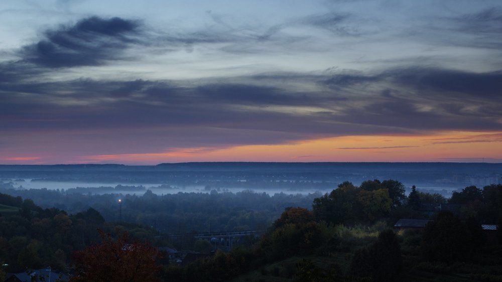 Рассвет над Клязьмой