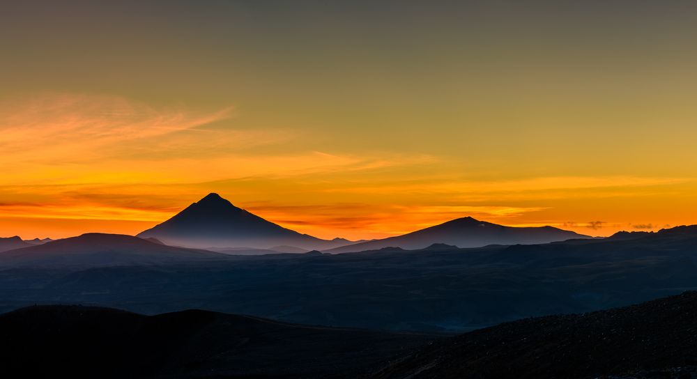 Закат на Камчатке