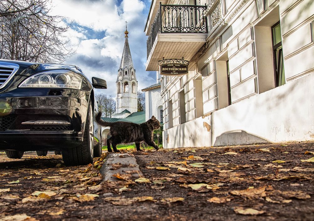 По тихим улочкам...