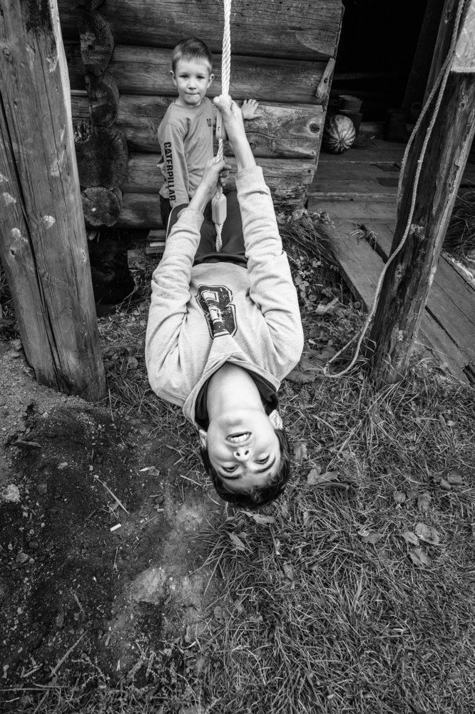 Детство в деревне