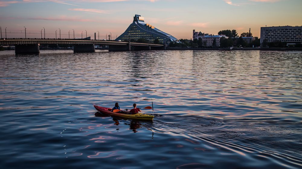 Вечерний заплыв