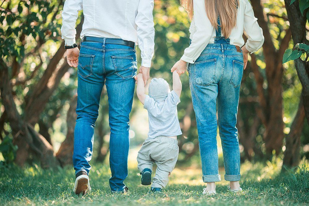 прогулка с родителями