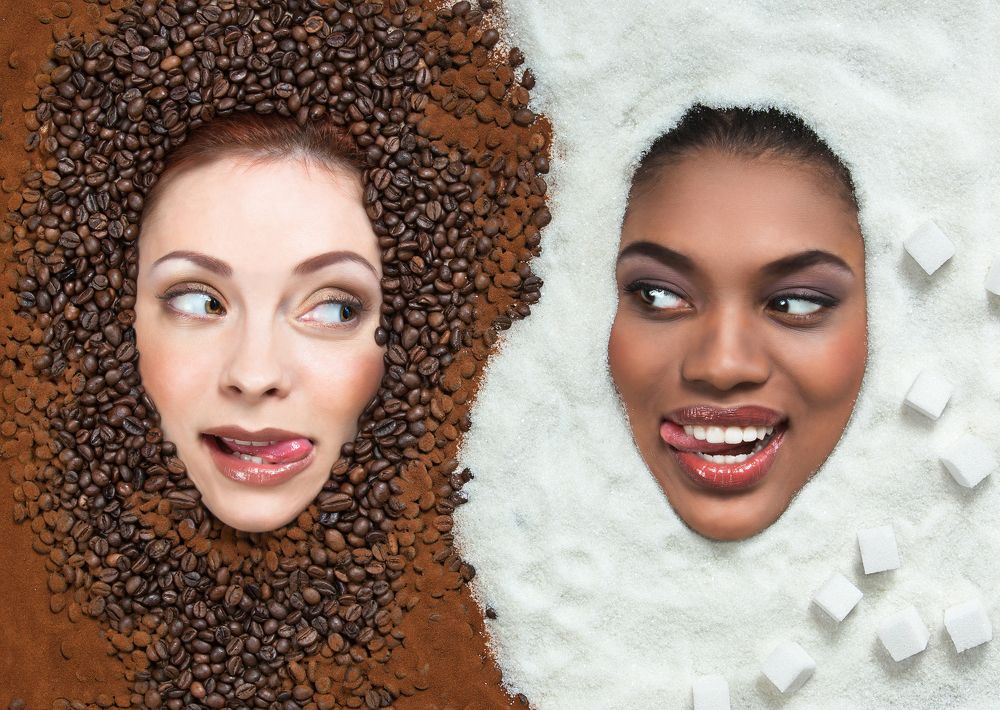 кофе с сахарком