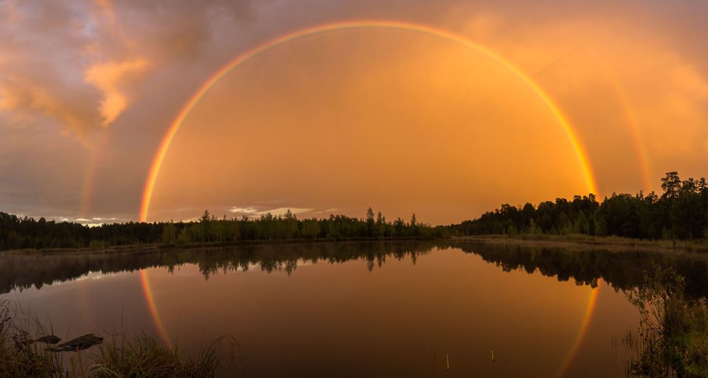 Закатная радуга