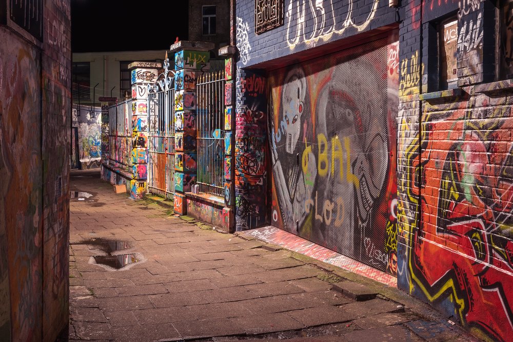 улица граффити