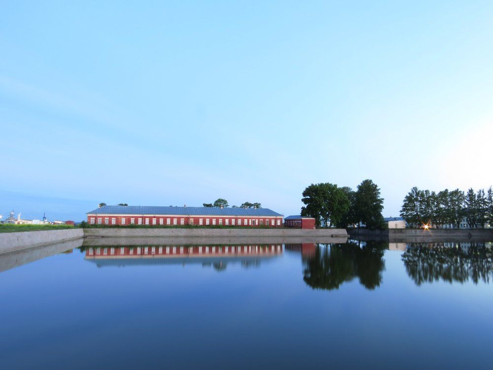 Кронштадт ночью