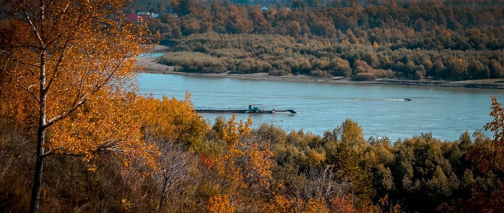 Утро на Оби...