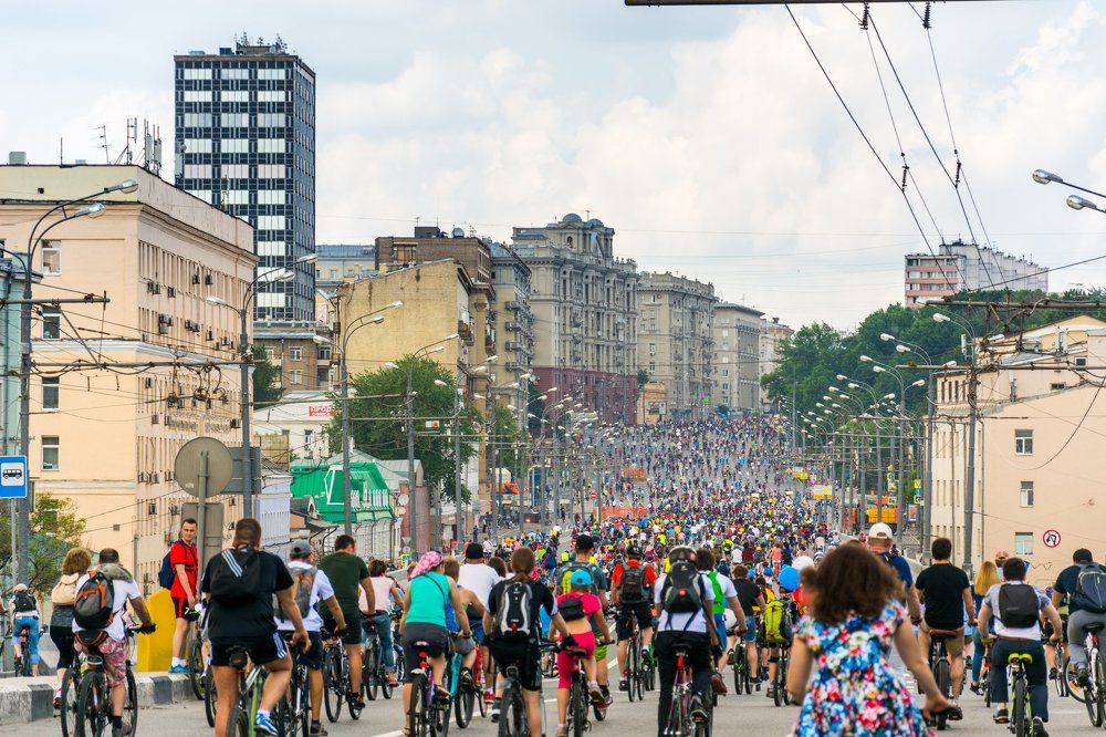 Открытие велосезона в Москве