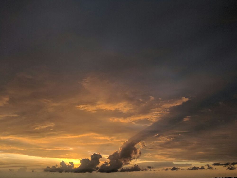 Cloudy scenes