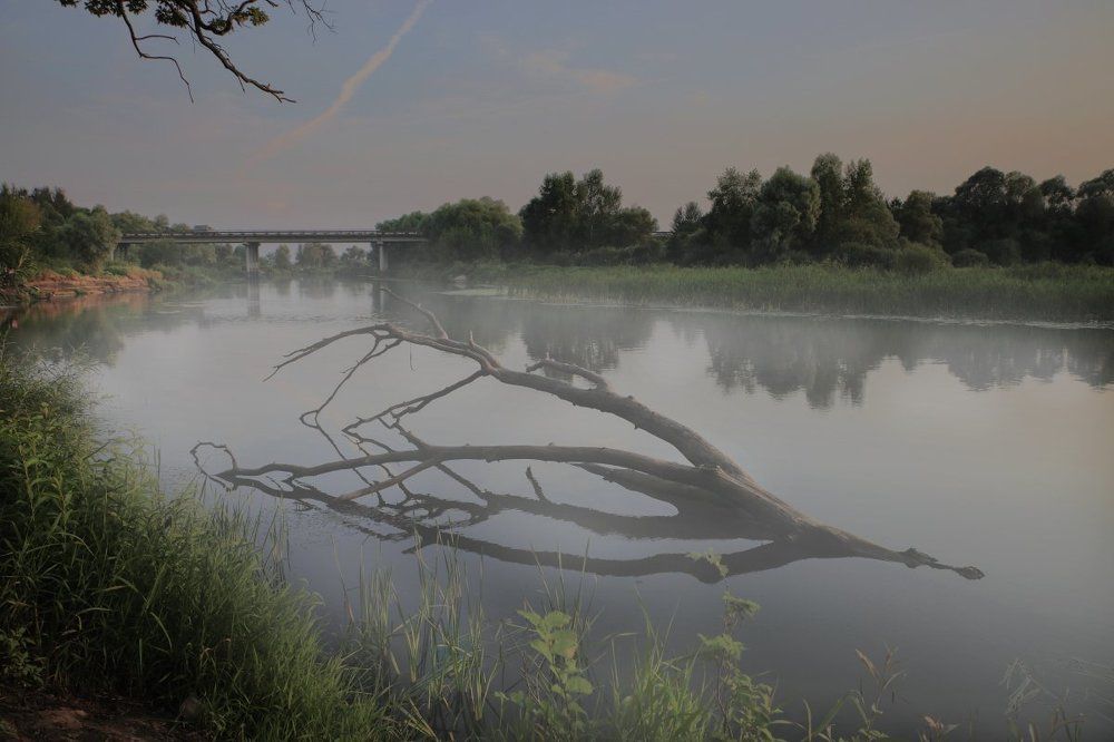 Седой рассвет после шабаша русалок.