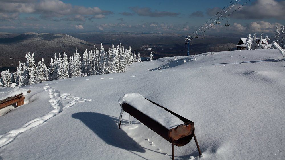 первый снег