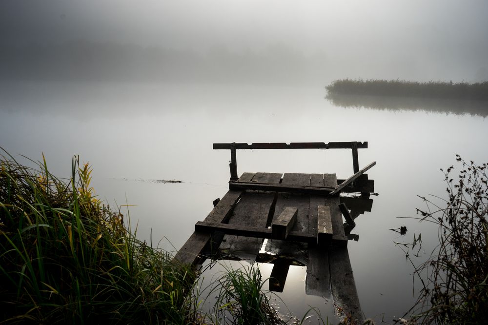 утро на реке