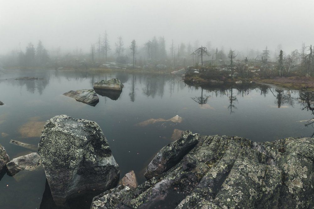 гора Воттоваара, Карелия.Октябрь 2016