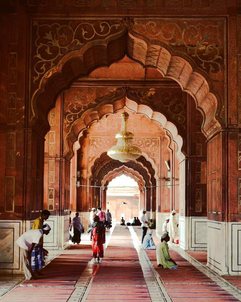 Place of Prayer at Jama Masjid.
