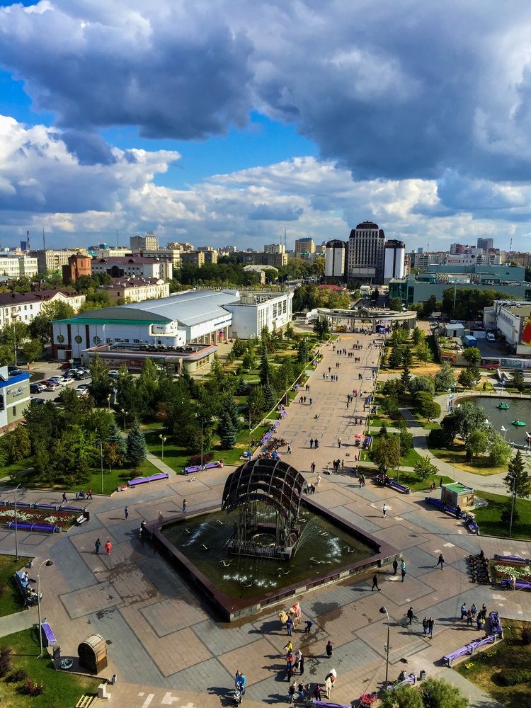 Горсад, с высоты птичьего полёта...