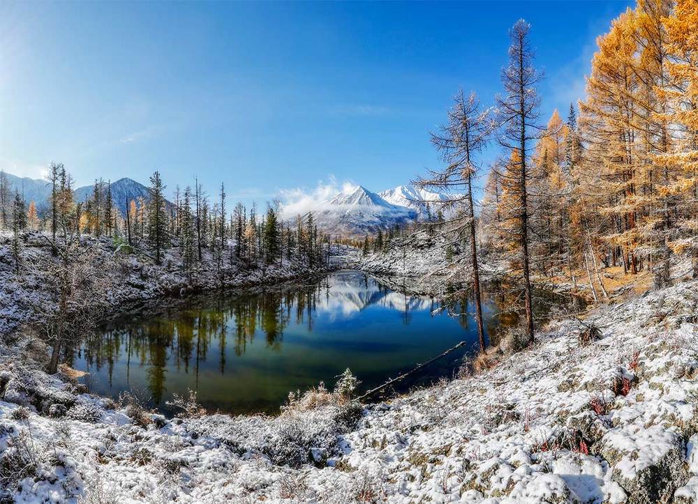 Голубое озеро