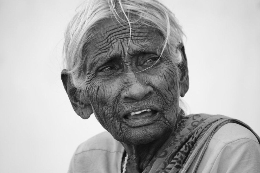 Old face