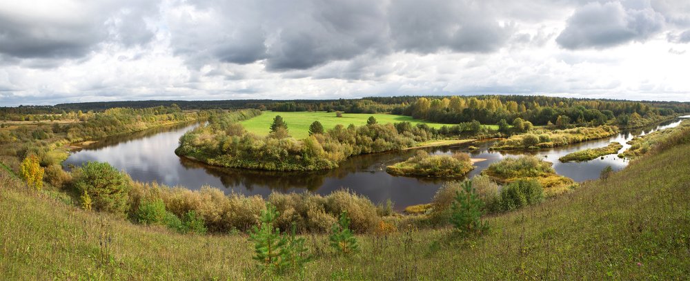 Кокшеньга ранней осенью