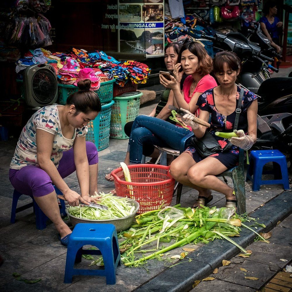 On the streets of Hanoi...