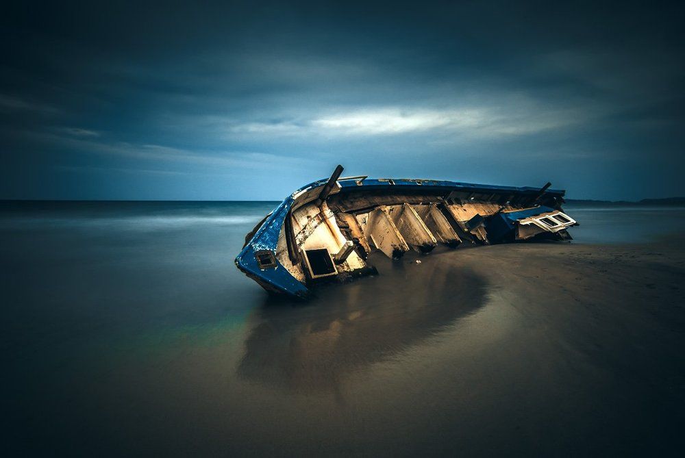 Old boat...