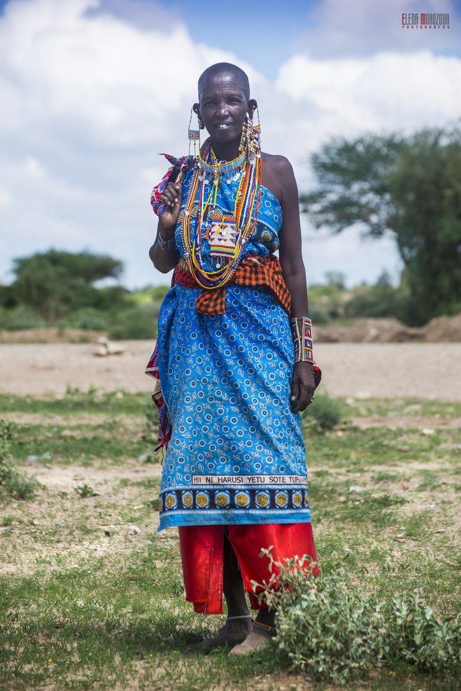 Женщина из племени масаи