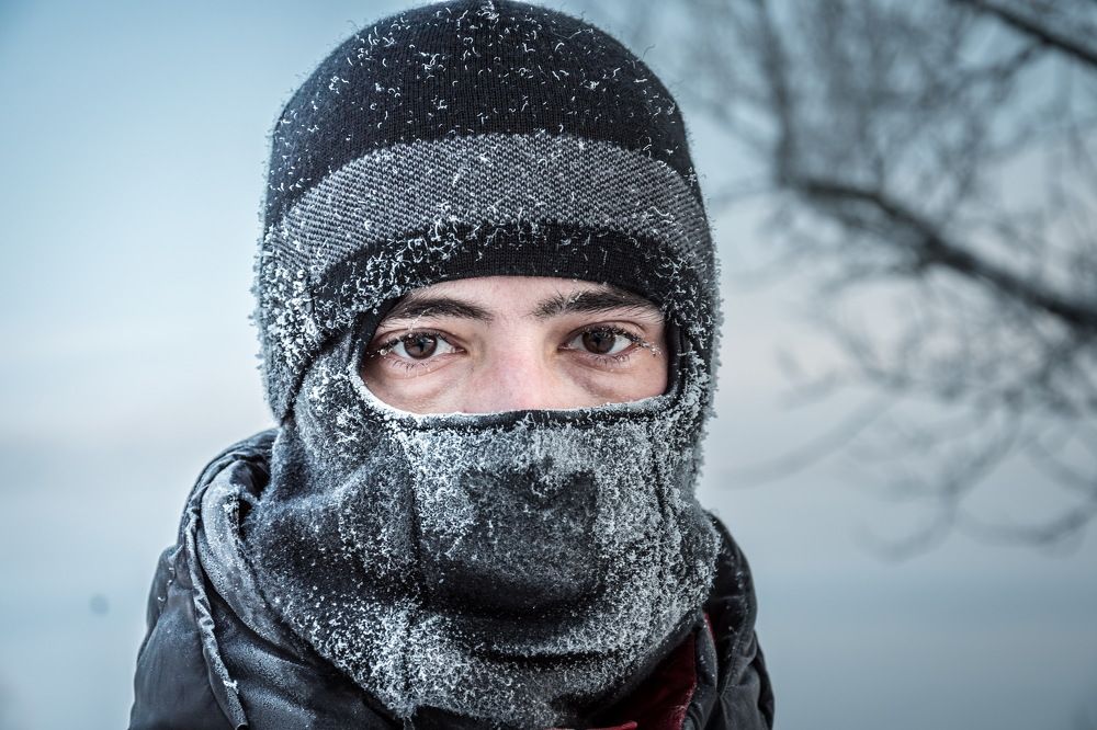 Морозное селфи