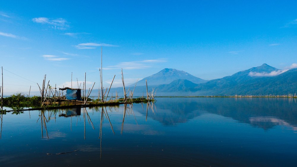 Rawa Pening in the morning