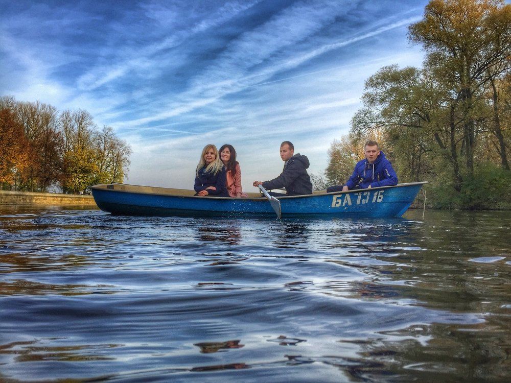 Learn to manage the oars.