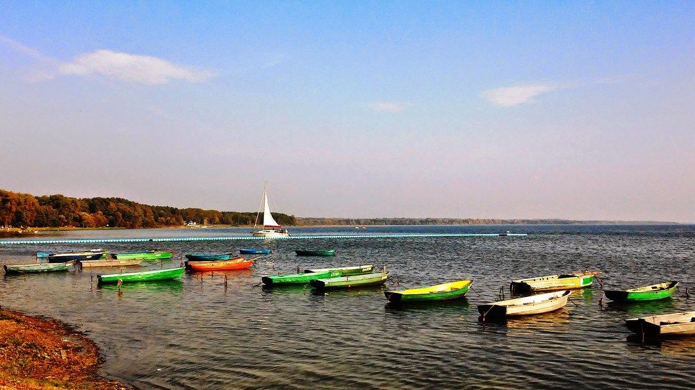 Яркие краски озера Нарочь.