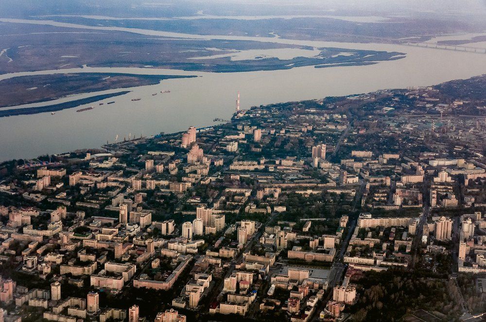 Над Хабаровском