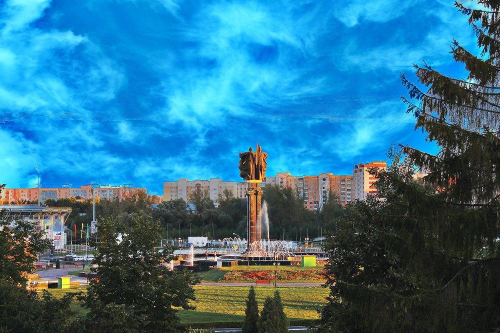 Памятник на Поклонной горе в Саранске.