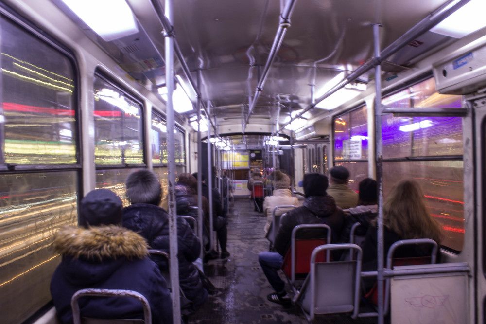 Вечерний полет.