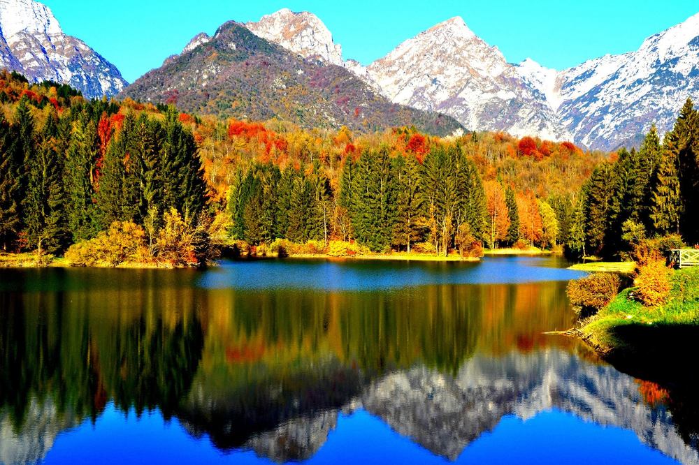 lake Barcis, Italy