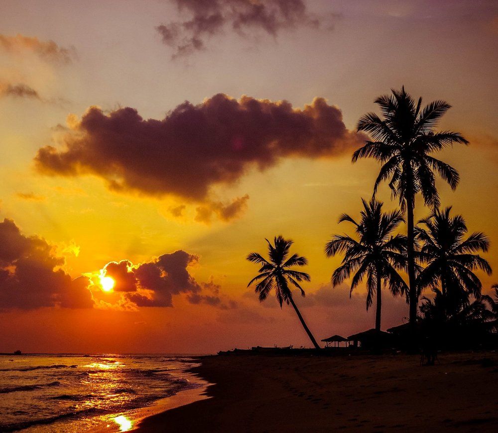 Sunrise -Challitivu Island, Sri lanka.