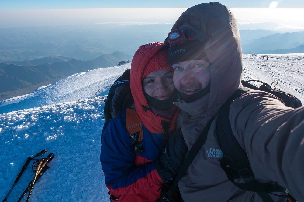 На вершине Эльбруса