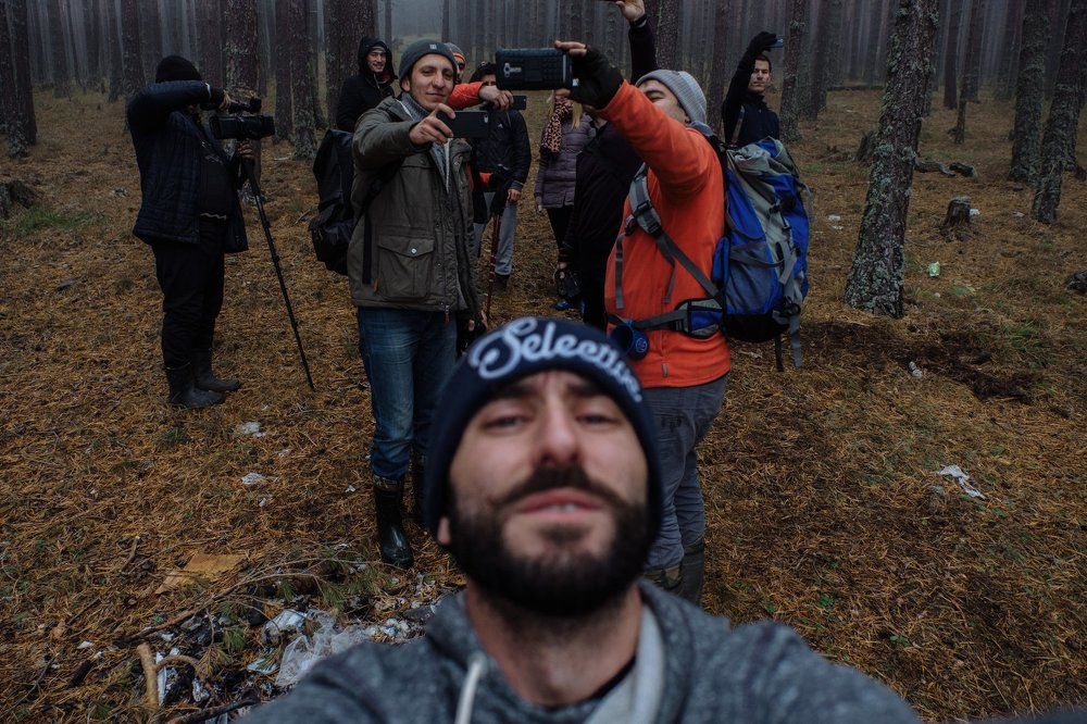 массовое селфи