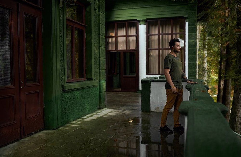 На балконе у Сталина