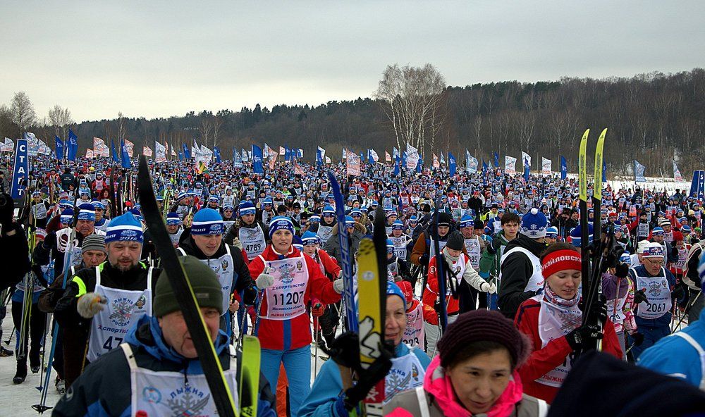 Лыжня России...Химки...