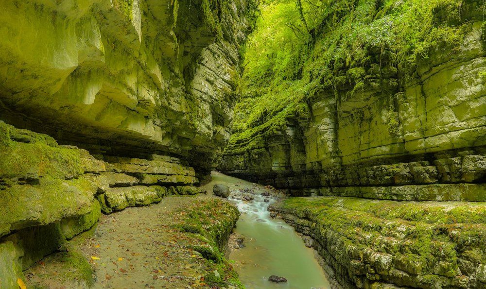 Хашупсинский каньон, Абхазия