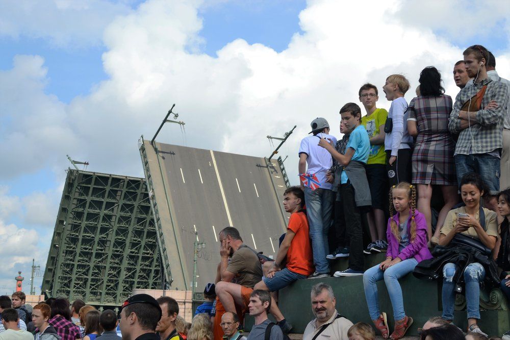День ВМФ в Санкт-Петербурге.