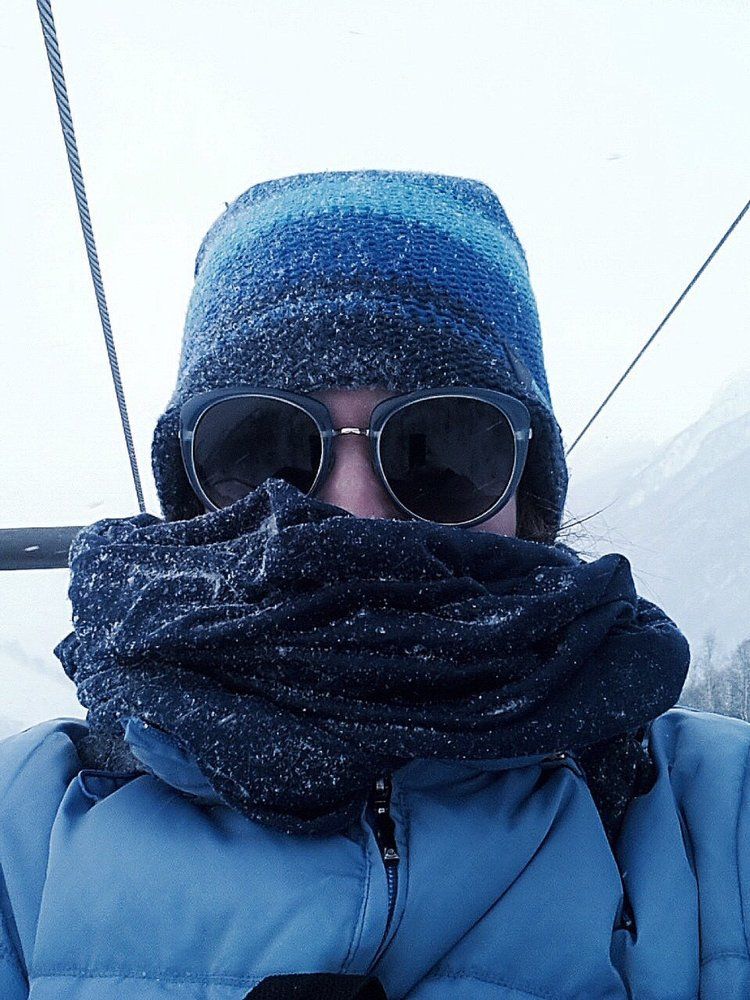 Синий,синий иней...