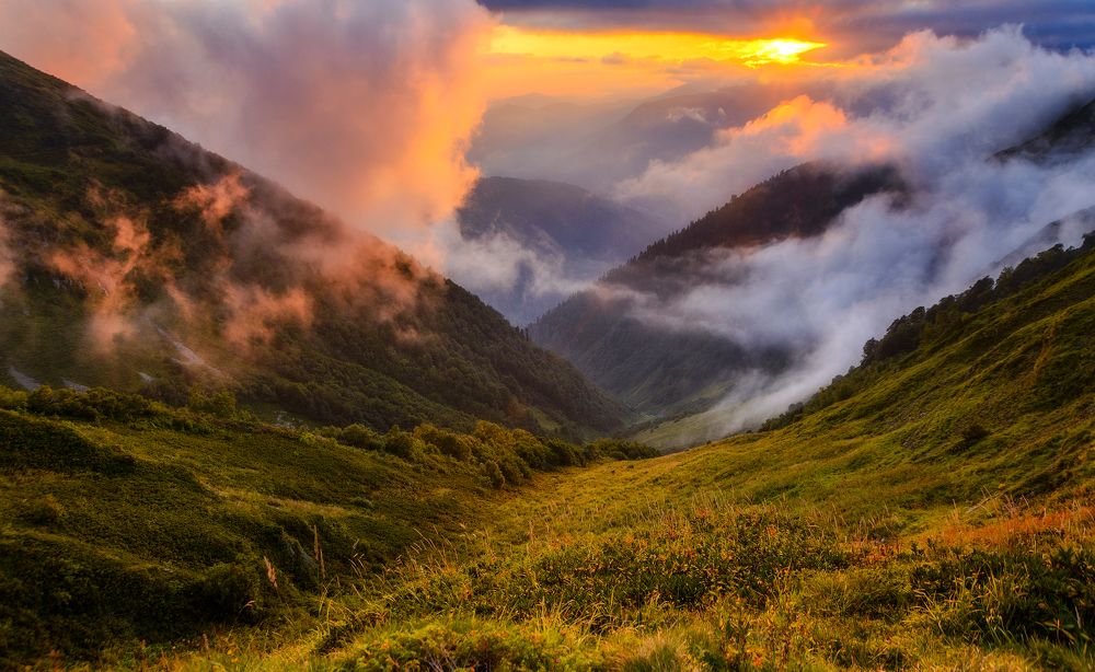 Горный закат
