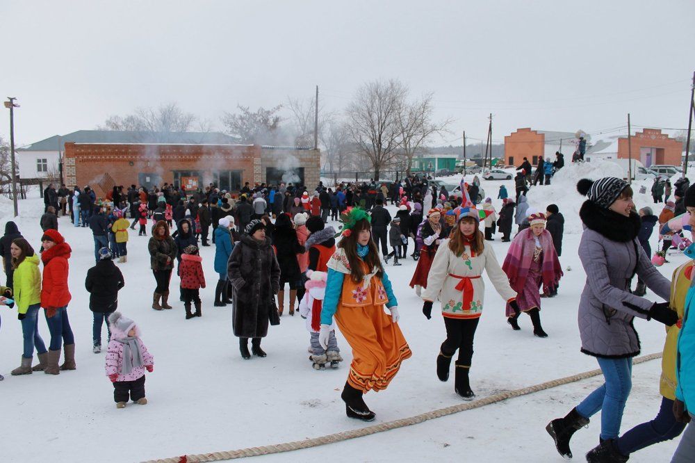 Проводы зимы в деревне