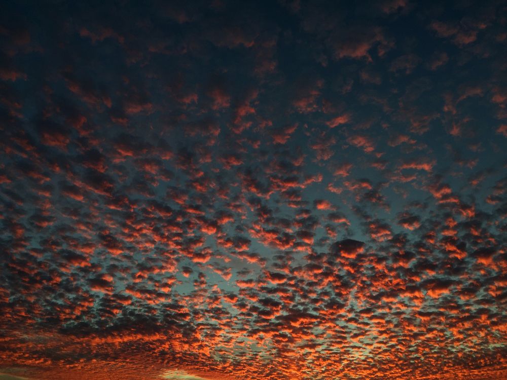 Огненные облака.