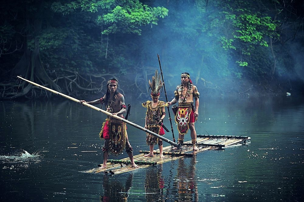 Crossing The Sambas River